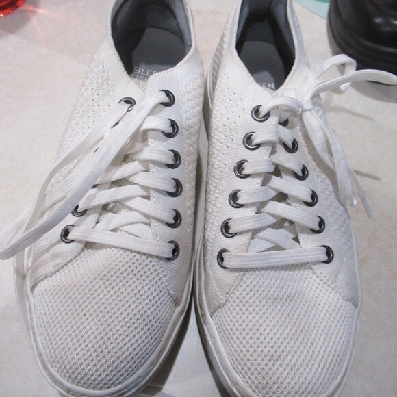 EILEEN FISHER modern Platform Sneaker 7 mesh white - Picture 3 of 7